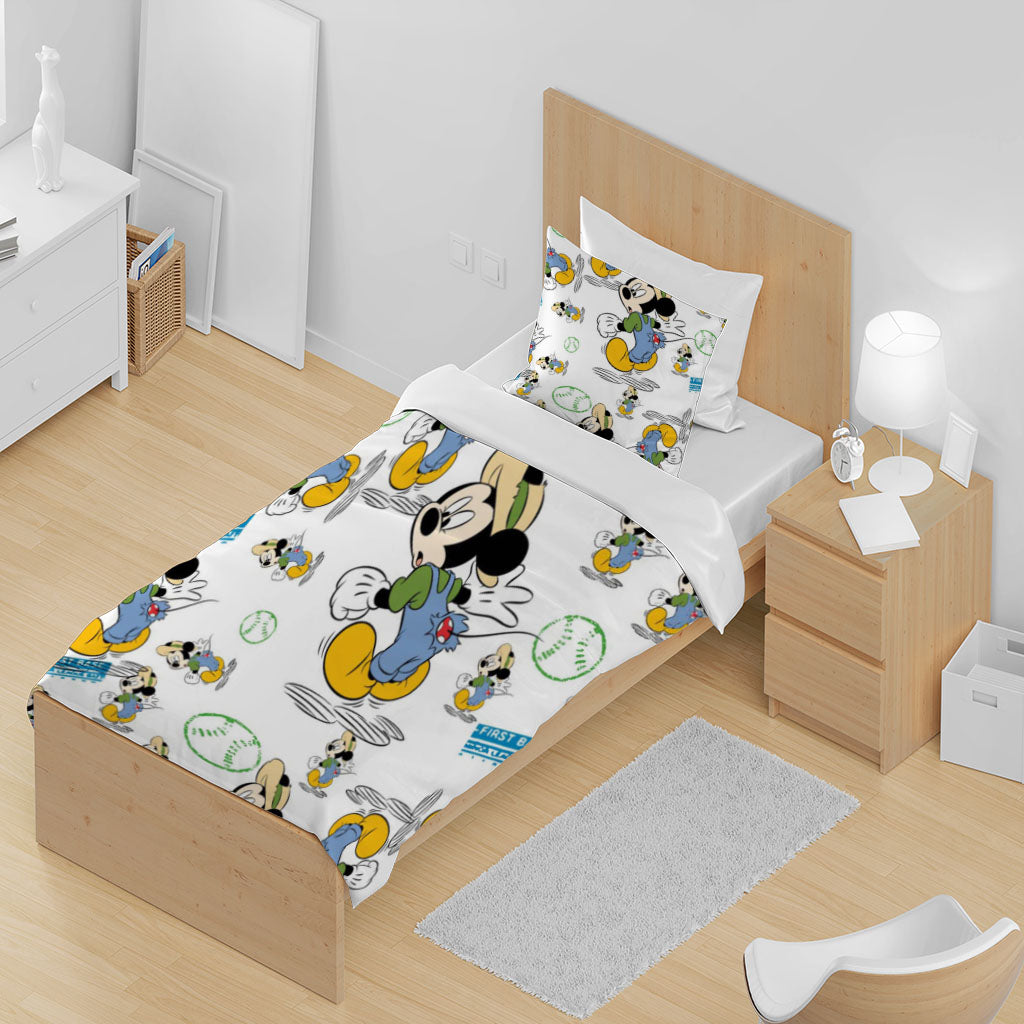 3D Cartoon Mich Softball Quilt Cover Set Bedding Set Duvet Cover Pillowcases 1292