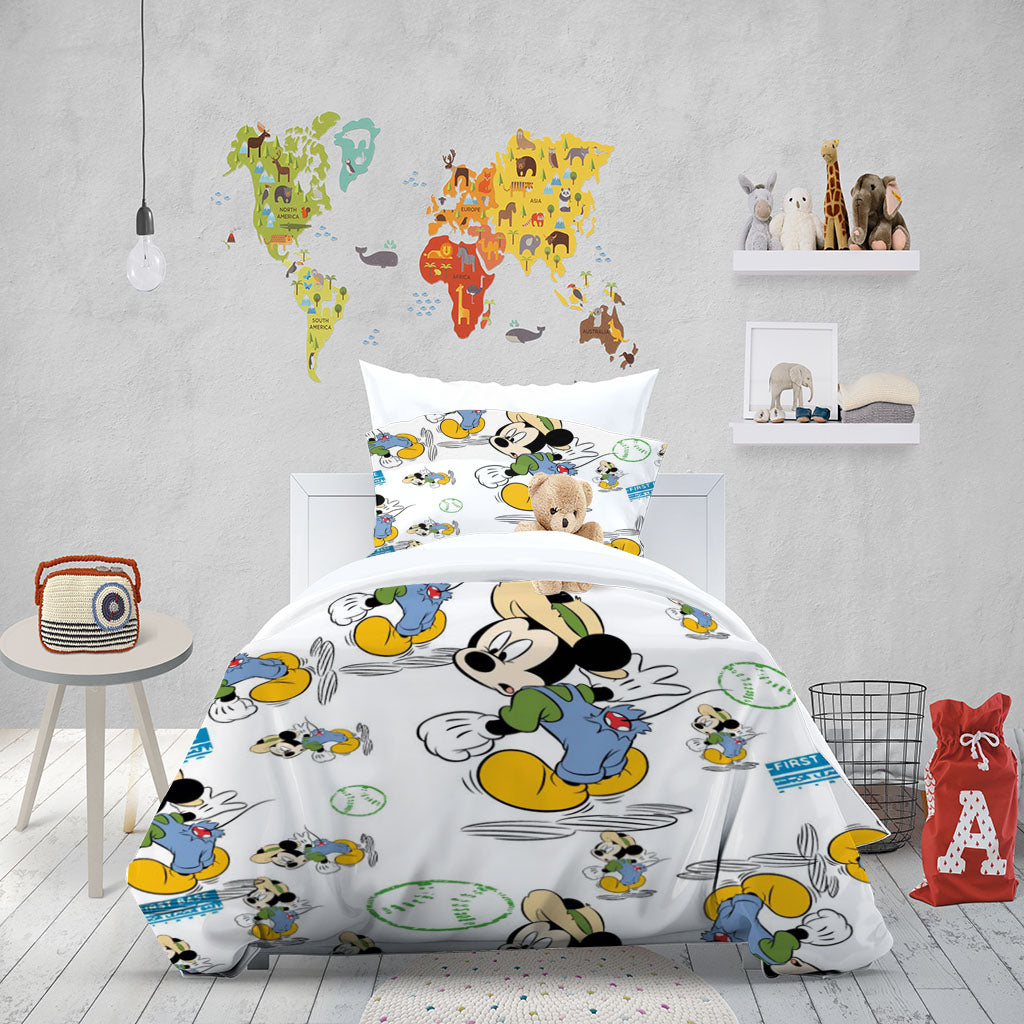 3D Cartoon Mich Softball Quilt Cover Set Bedding Set Duvet Cover Pillowcases 1292