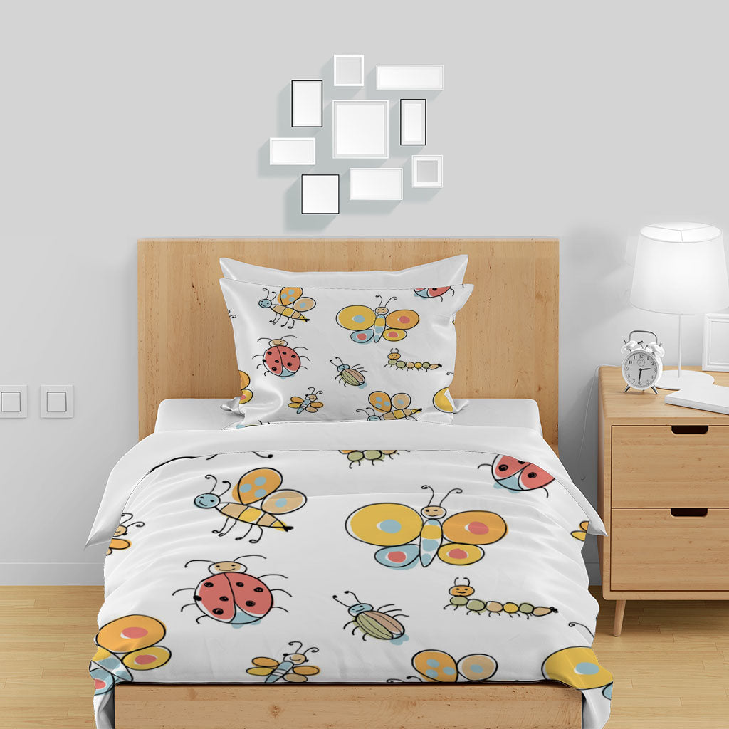 3D Bee Coccinella Septempunctata Caterpillar Quilt Cover Set Bedding Set Duvet Cover Pillowcases 1293