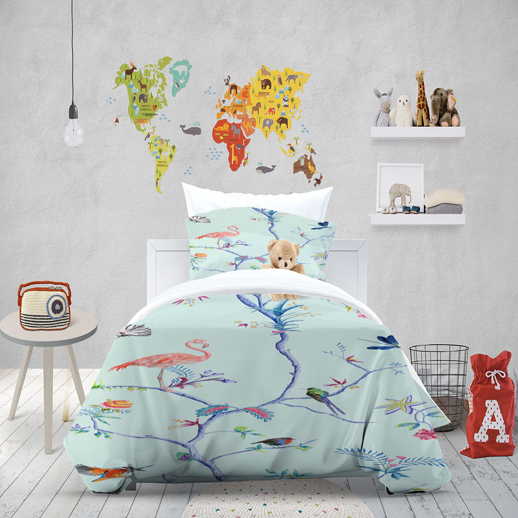 3D Cartoon Cat Gray Dance Quilt Cover Set Bedding Set Duvet Cover Pillowcase 1384