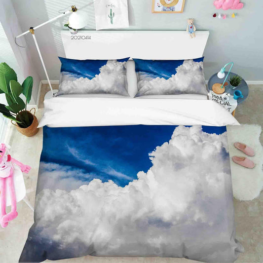 3D Blue Sky Cloud Quilt Cover Set Bedding Set Duvet Cover Pillowcases 58