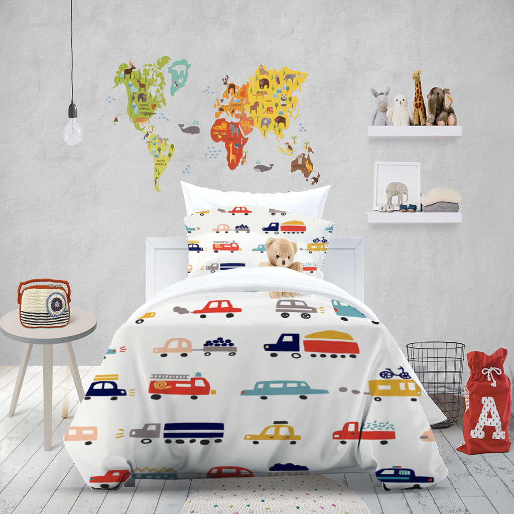 3D Car Cycling Aircraft Quilt Cover Set Bedding Set Duvet Cover Pillowcases 1315