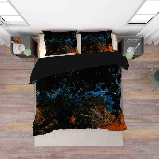 3D Abstract Blue Marble Texture Quilt Cover Set Bedding Set Duvet Cover Pillowcases 34