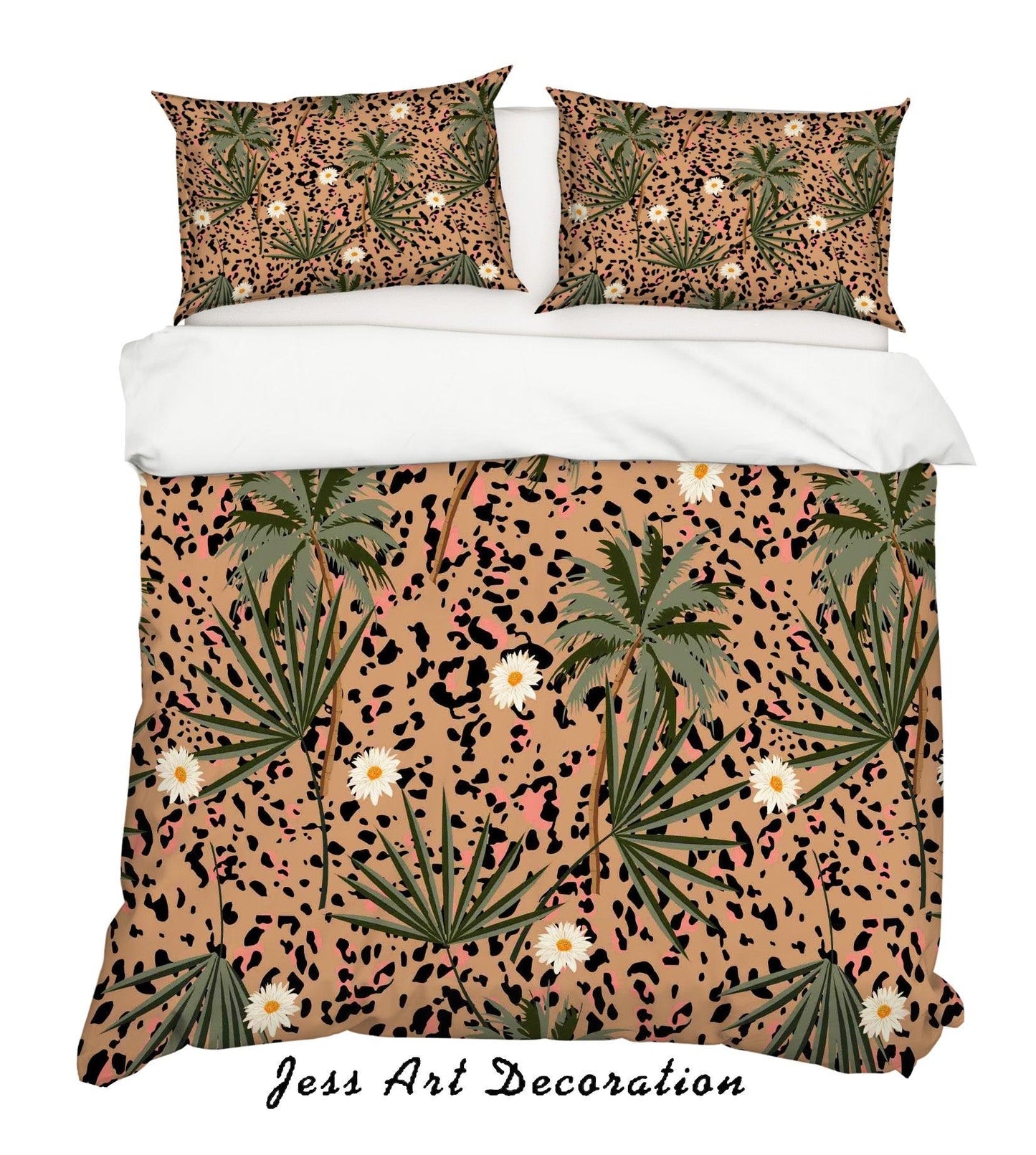 3D Brown Dandelion Quilt Cover Set Bedding Set Pillowcases 111