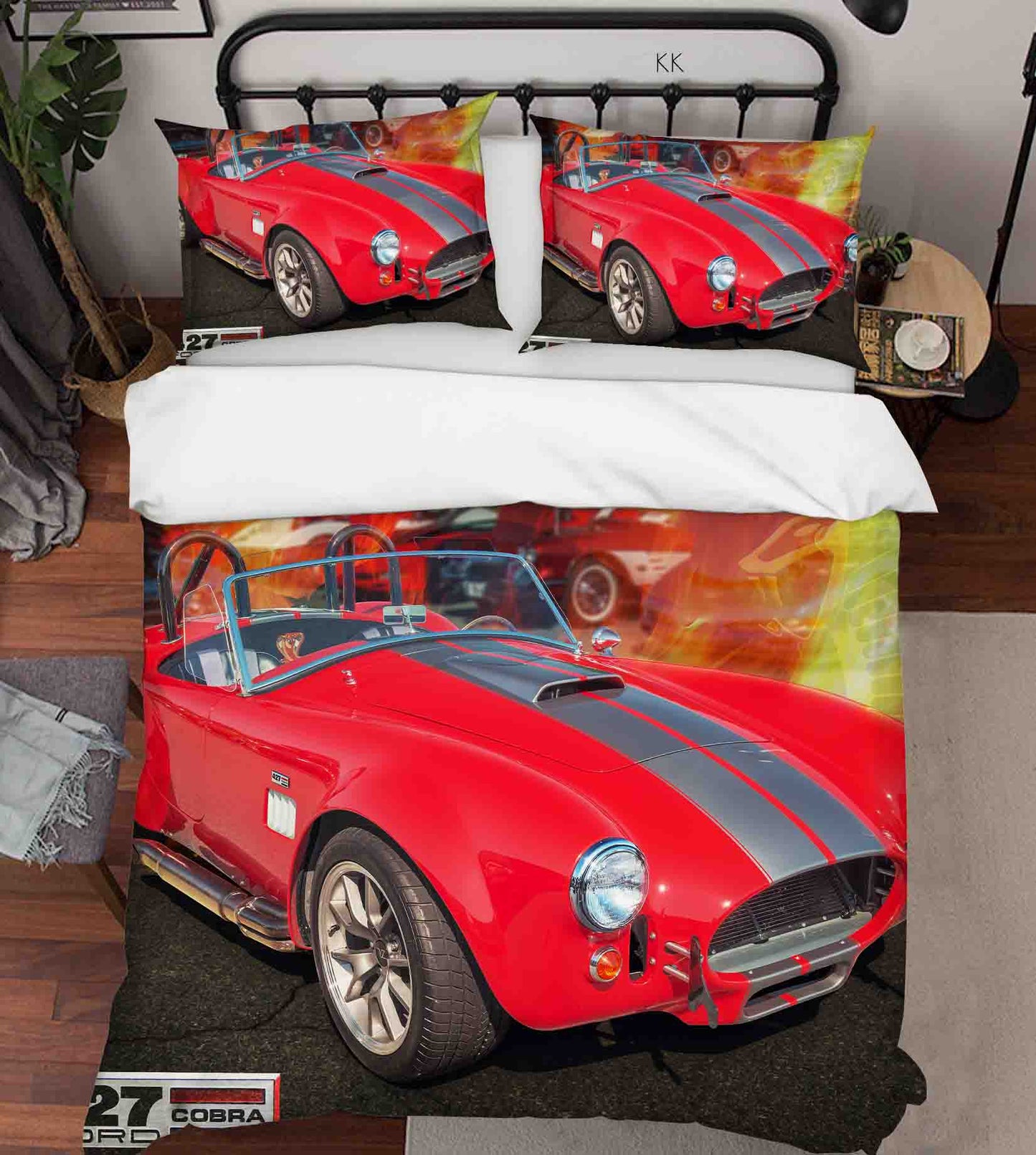 3D Automobile Sunlight Quilt Cover Set Bedding Set Duvet Cover Pillowcase 441