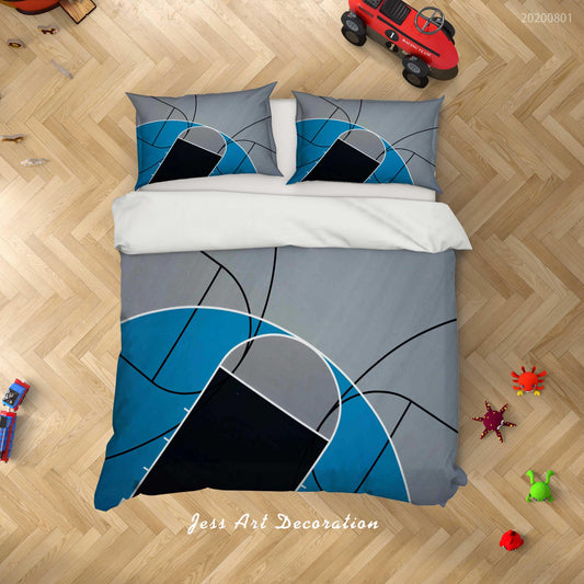 3D Basketball Land Quilt Cover Set Bedding Set Duvet Cover Pillowcases LXL 260
