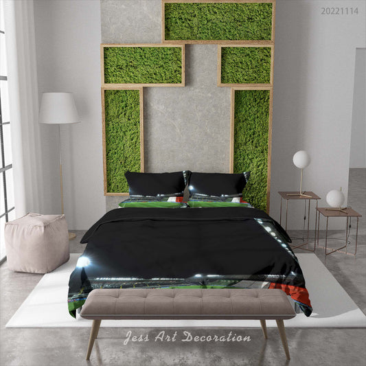 3D Atalanta Bergamasca Calcio Lamplight Quilt Cover Set Bedding Set Duvet Cover Pillowcase 871