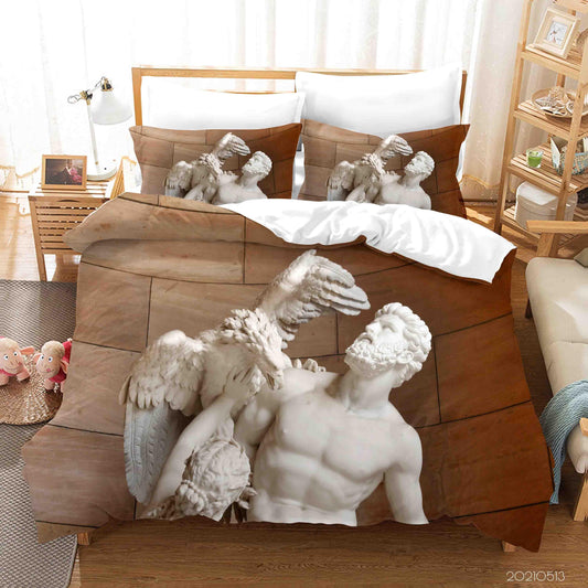 3D Art Sculpture Pattern Quilt Cover Set Bedding Set Duvet Cover Pillowcases 216