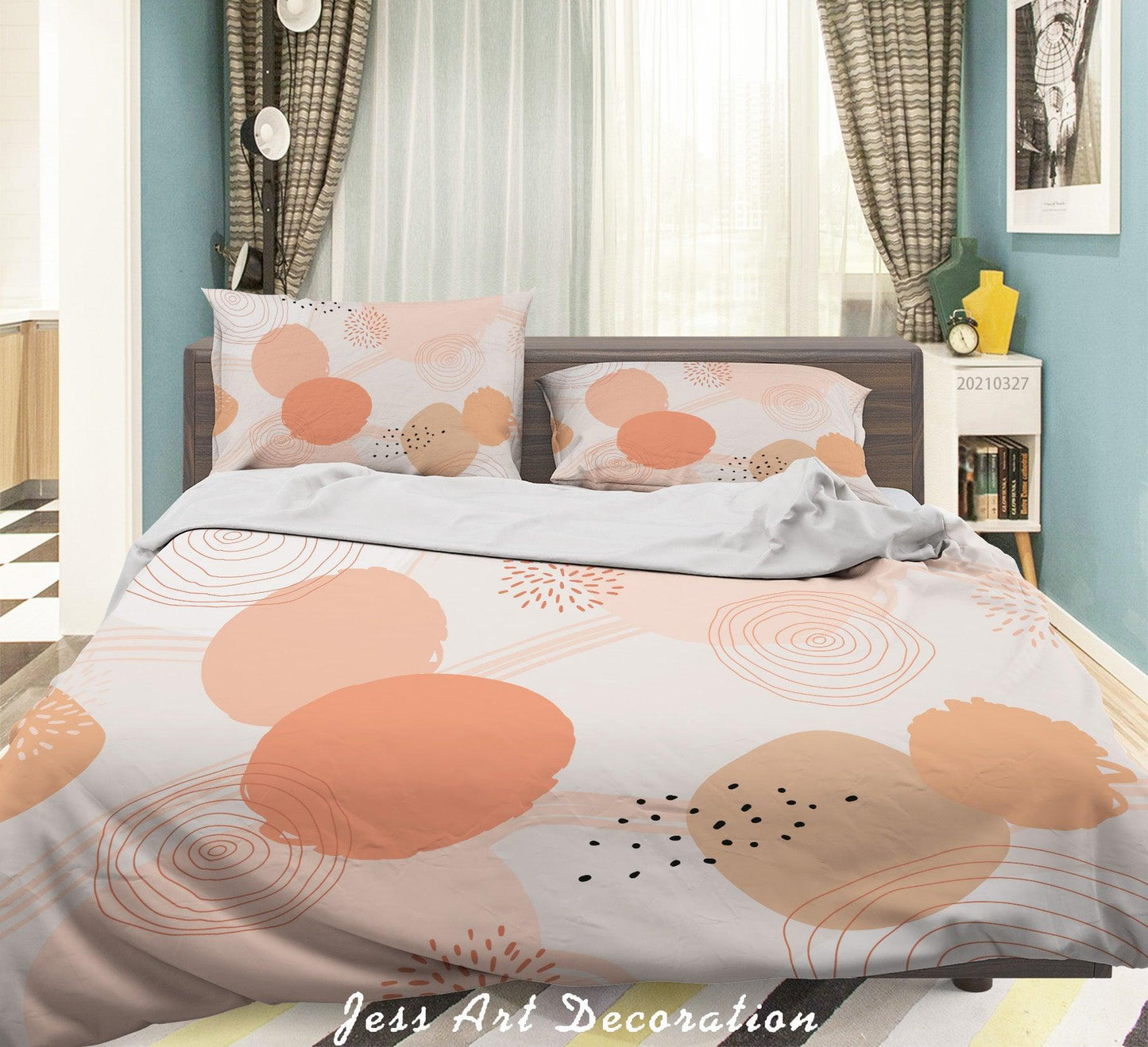 3D Abstract Geometric Pattern Quilt Cover Set Bedding Set Duvet Cover Pillowcases 312