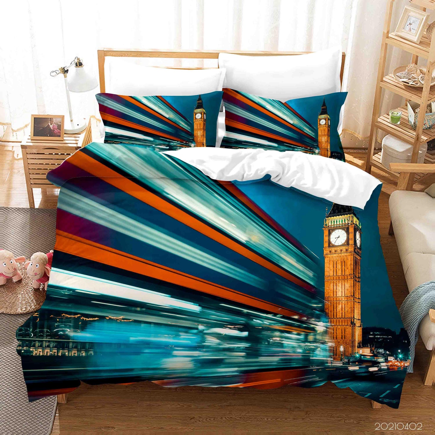 3D Abstract City Architecture Quilt Cover Set Bedding Set Duvet Cover Pillowcases 12 LQH