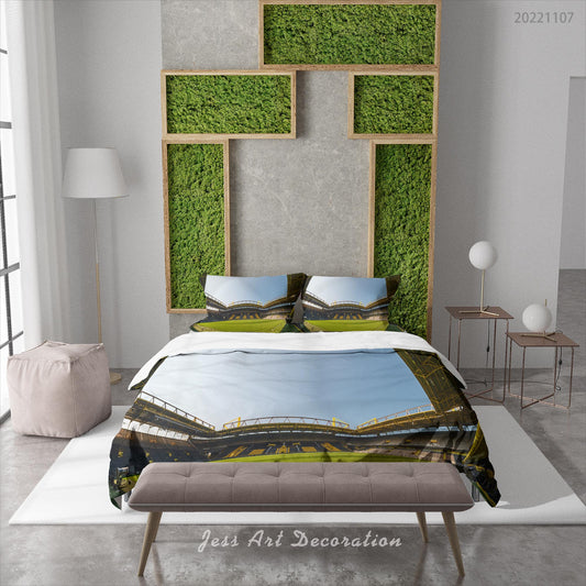 3D Borussia Dortmund Sky Quilt Cover Set Bedding Set Duvet Cover Pillowcase 730