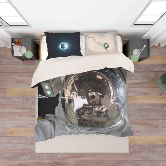 3D Astronaut Pattern Quilt Cover Set Bedding Set Pillowcases 99