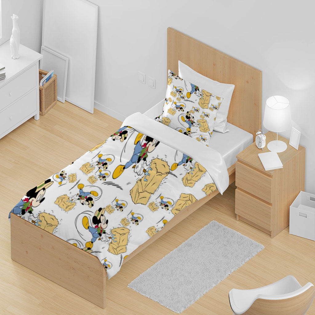 3D Cartoon Mich Ice Cube Quilt Cover Set Bedding Set Duvet Cover Pillowcase 1400