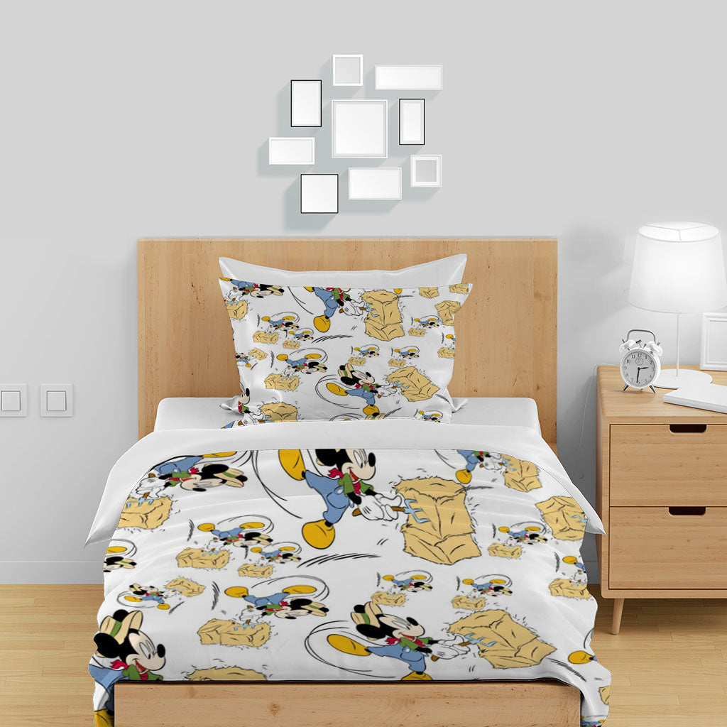 3D Cartoon Mich Ice Cube Quilt Cover Set Bedding Set Duvet Cover Pillowcase 1400