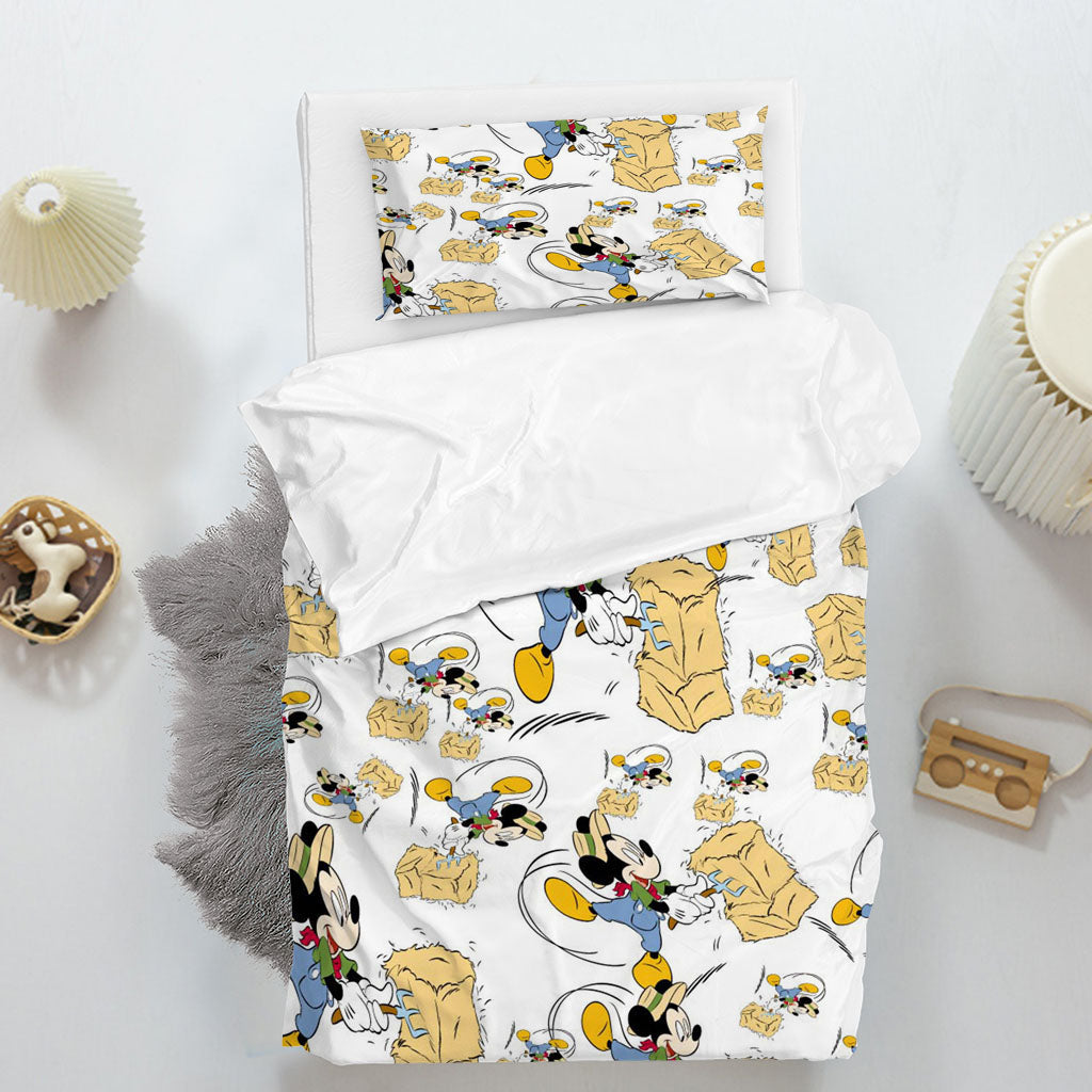 3D Cartoon Mich Ice Cube Quilt Cover Set Bedding Set Duvet Cover Pillowcase 1400