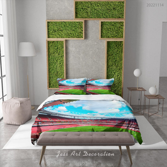 3D Arsenal FC Cloud Sky Spectator Seats Quilt Cover Set Bedding Set Duvet Cover Pillowcase 886