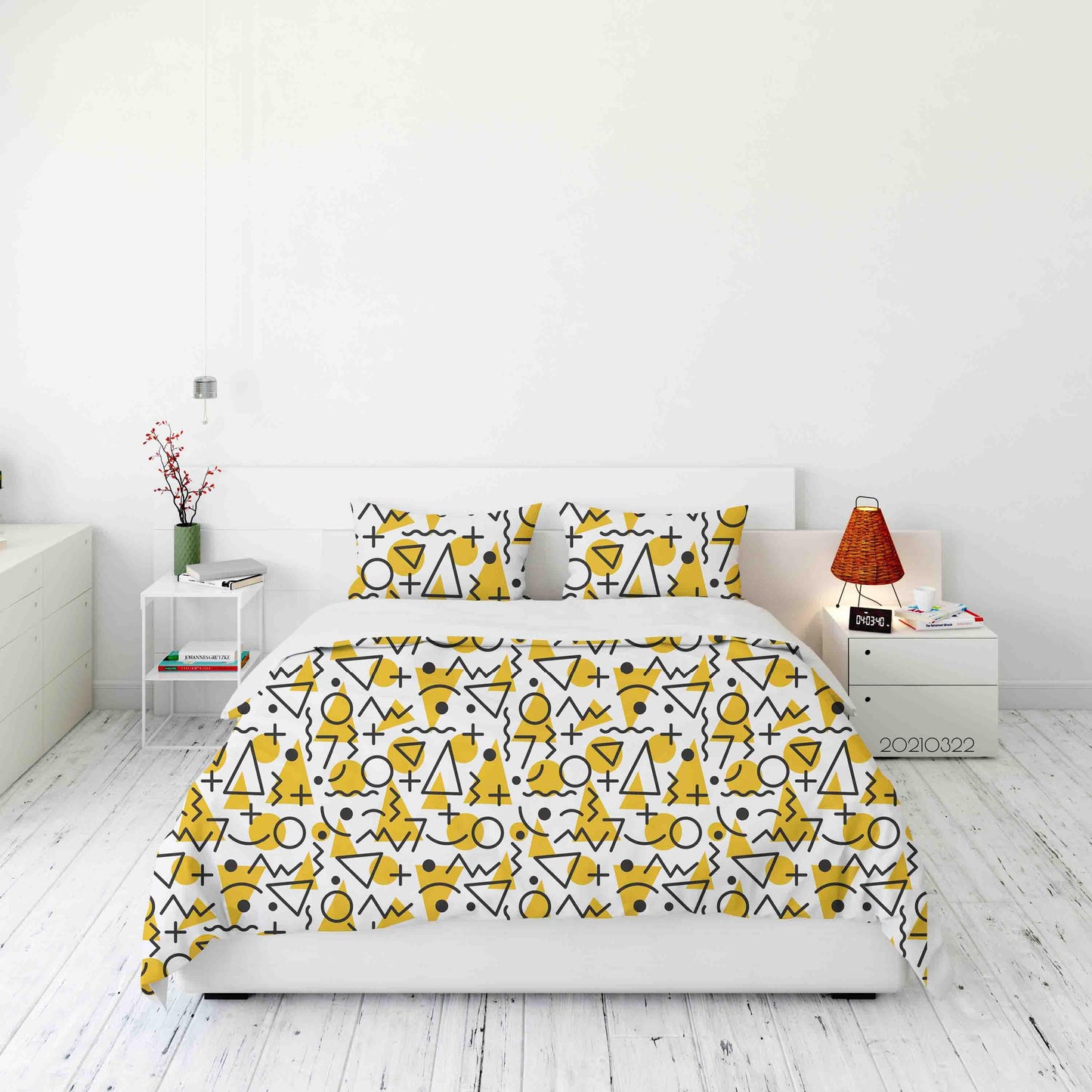 3D Abstract Geometric Pattern Quilt Cover Set Bedding Set Duvet Cover Pillowcases 122