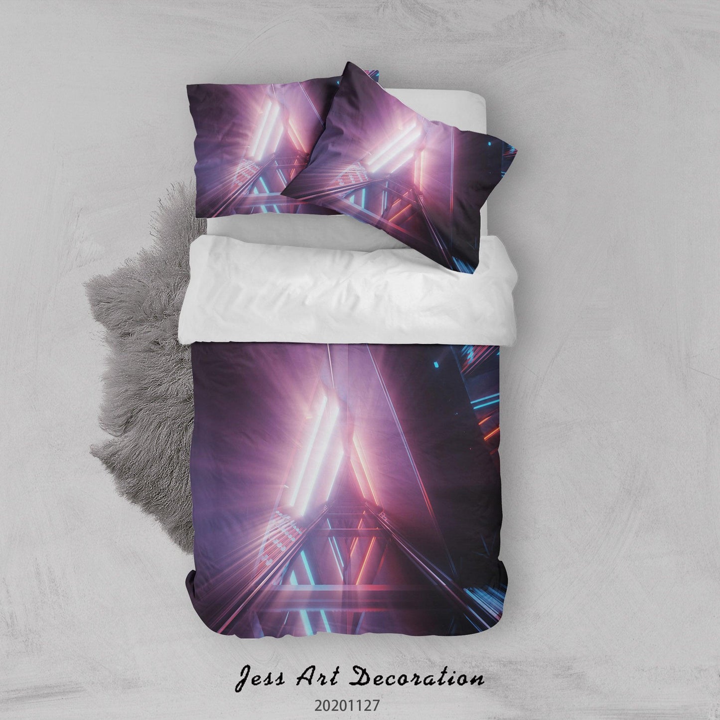 3D Abstract Space Wilderness Astronaut Quilt Cover Set Bedding Set Duvet Cover Pillowcases LXL