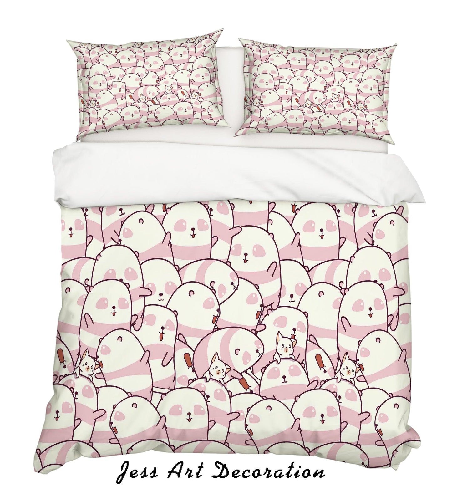 3D Cartoon Dolls Quilt Cover Set Bedding Set Pillowcases 97