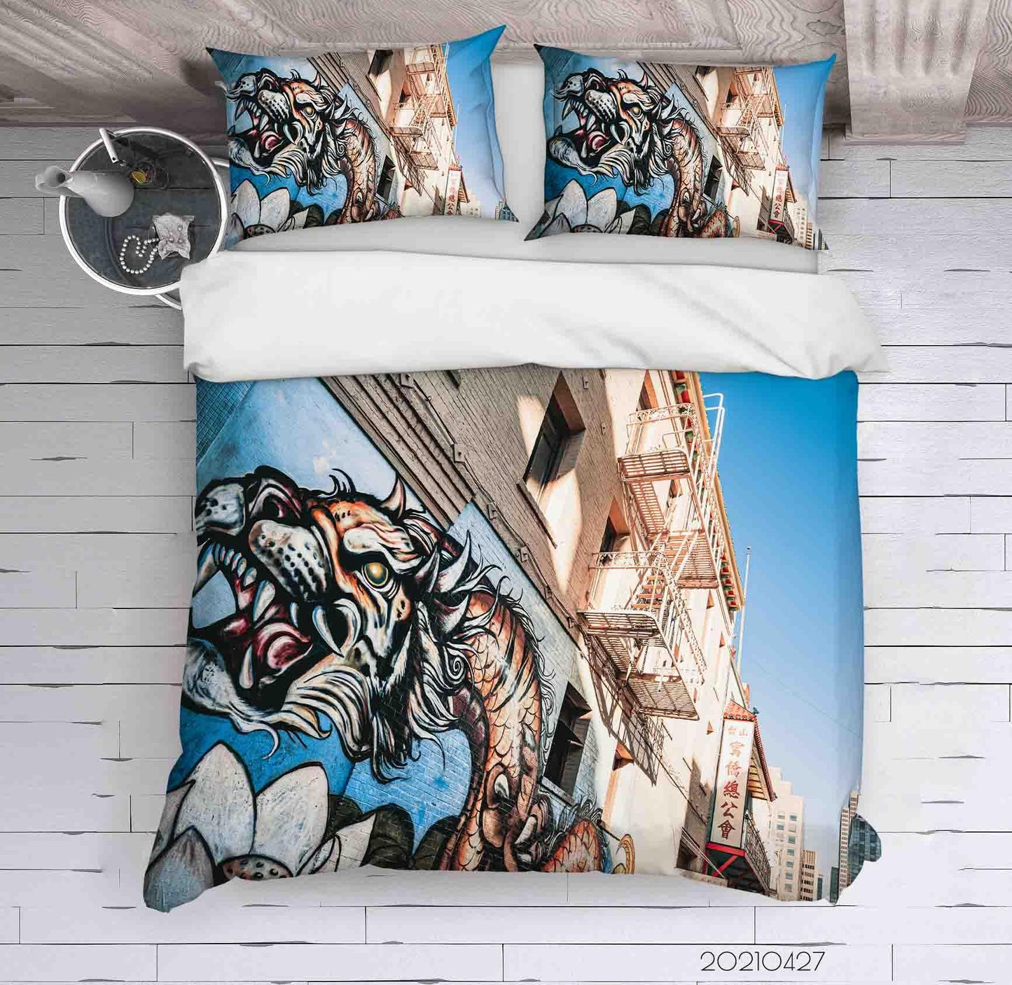 3D Abstract Art Graffiti Quilt Cover Set Bedding Set Duvet Cover Pillowcases 87