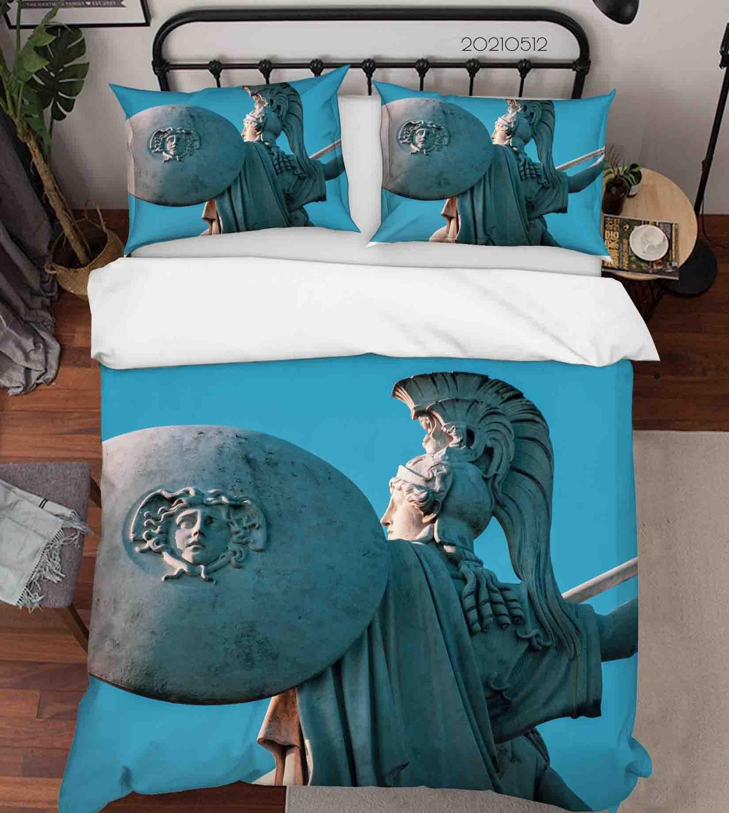 3D Blue Sky Sculpture Quilt Cover Set Bedding Set Duvet Cover Pillowcases 239