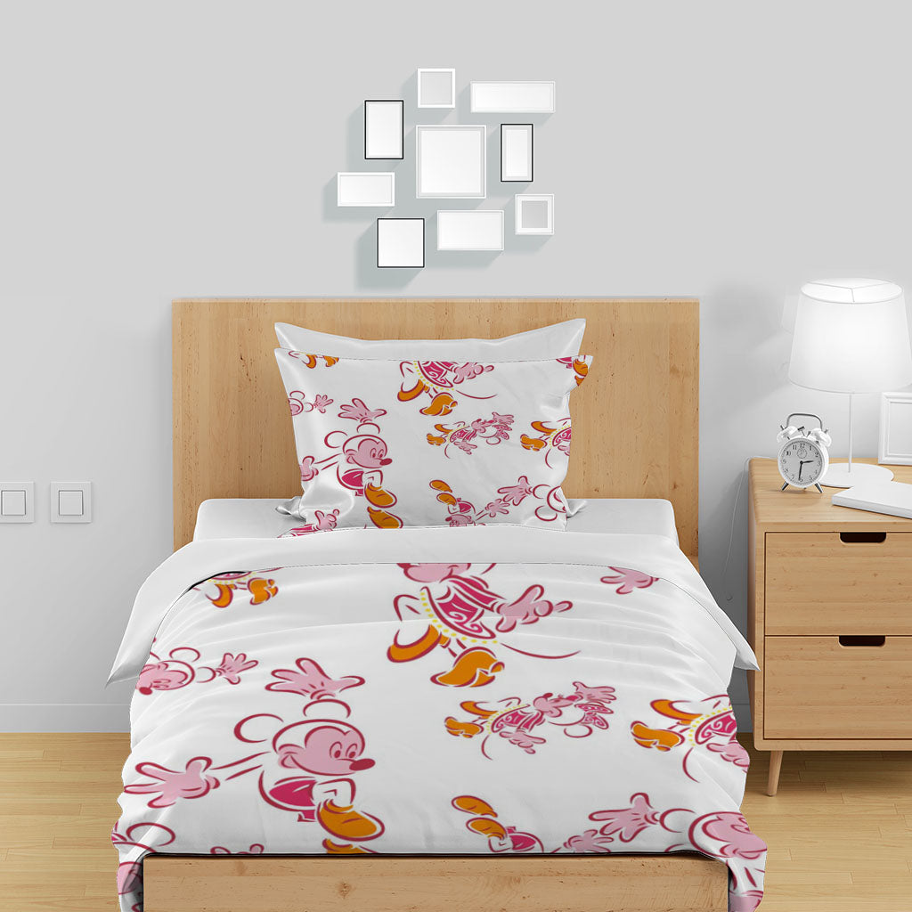 3D Cartoon Mickey Mouse Quilt Cover Set Bedding Set Duvet Cover Pillowcase 1410