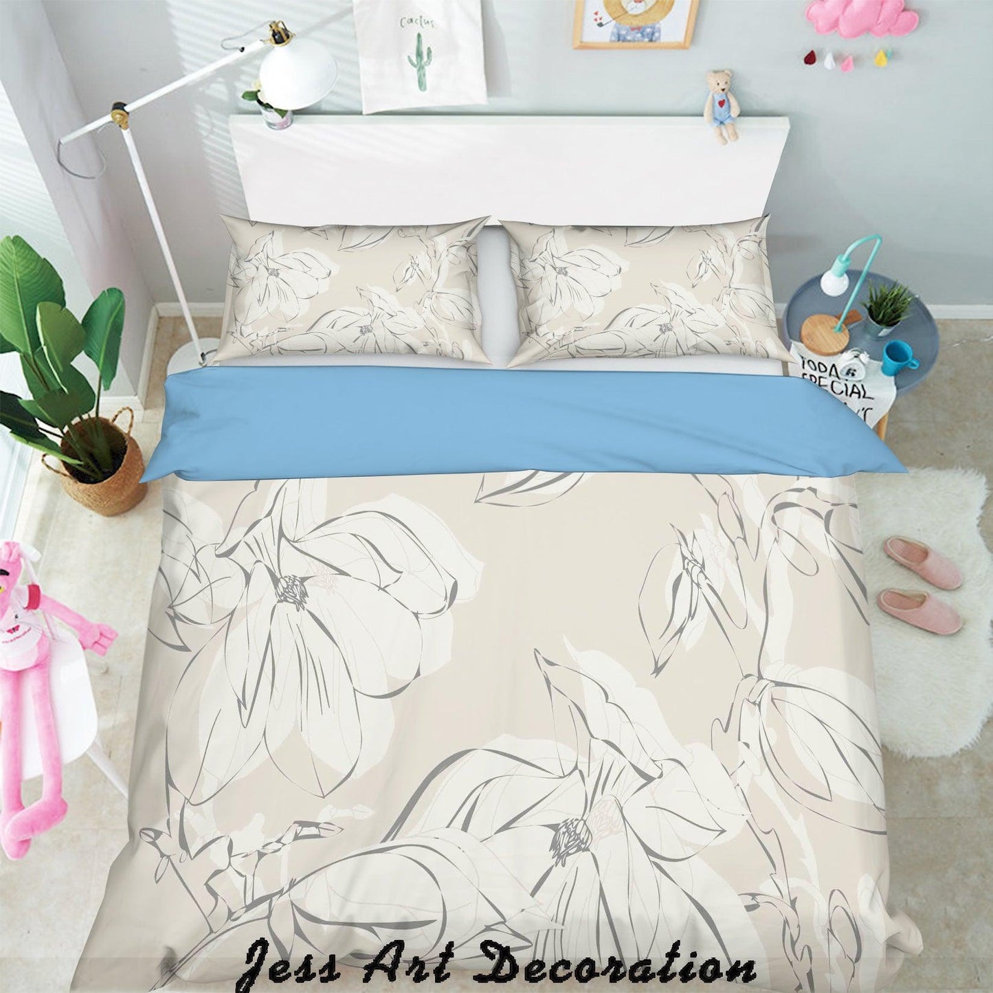 3D Black White Pattern Quilt Cover Set Bedding Set Pillowcases  123