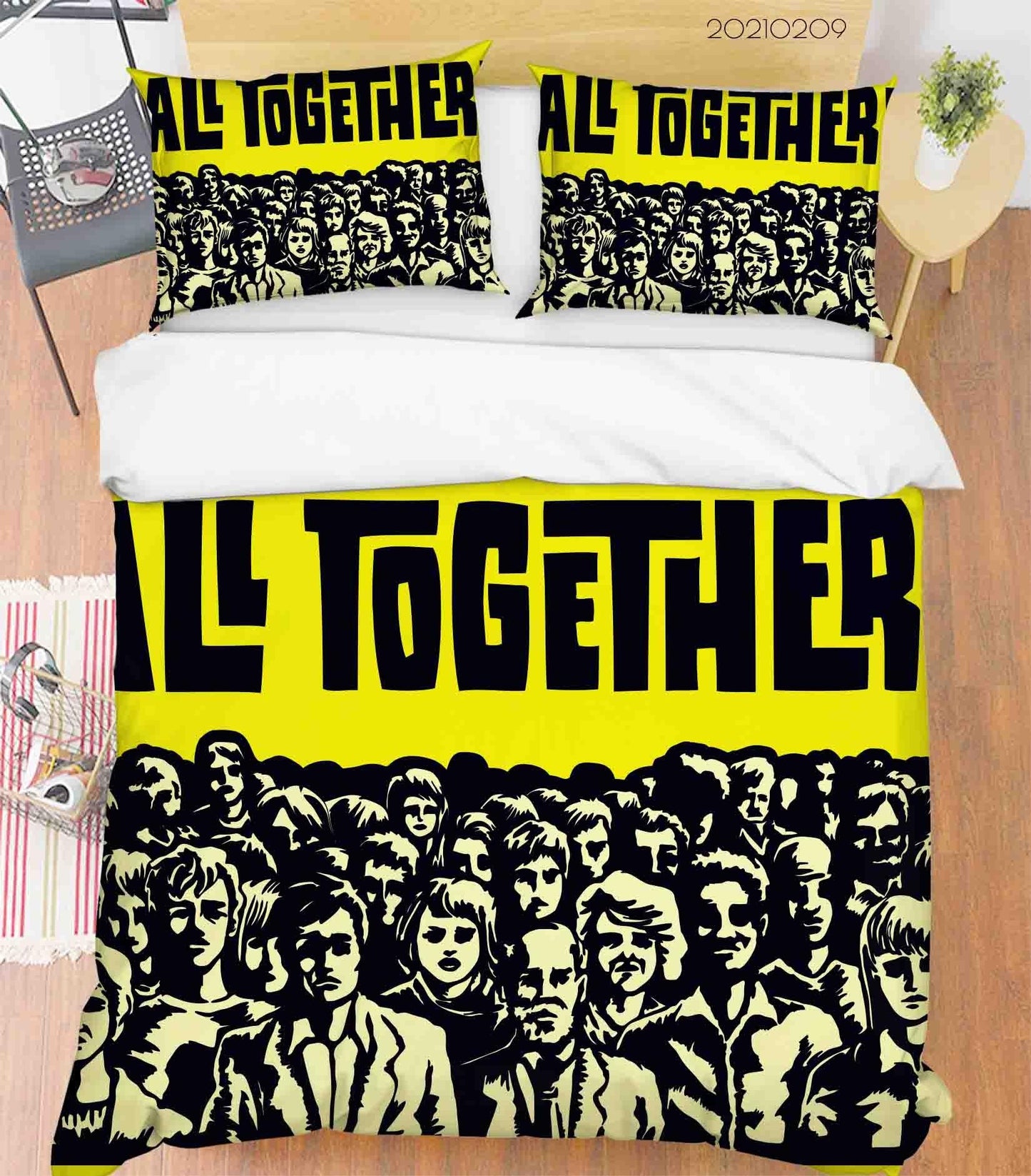 3D Artist Graffiti Works Quilt Cover Set Bedding Set Duvet Cover Pillowcases 246