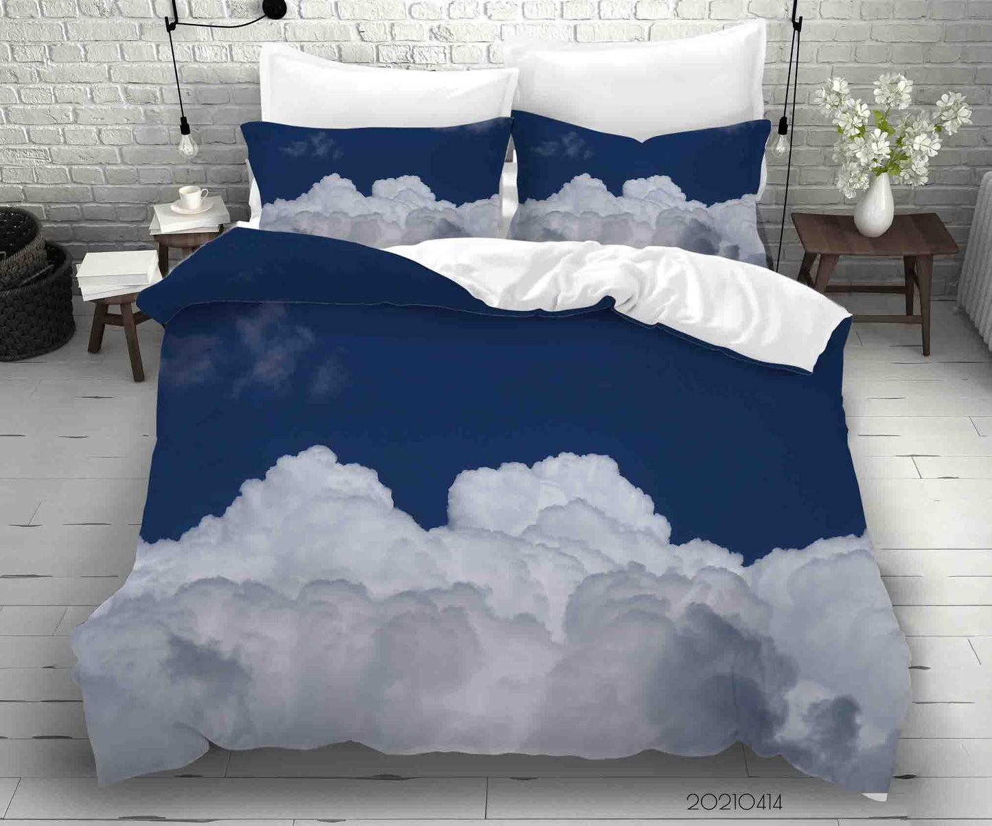 3D Blue Sky Cloud Quilt Cover Set Bedding Set Duvet Cover Pillowcases 41