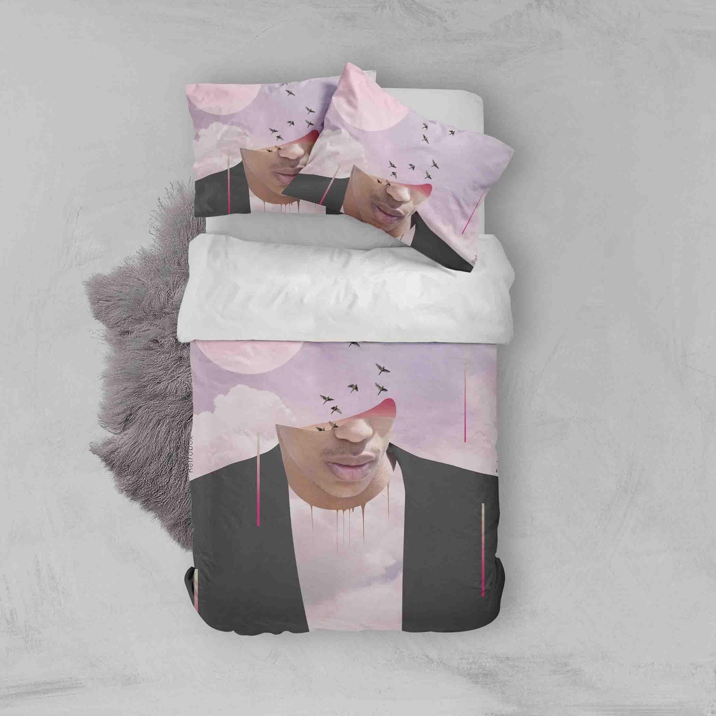 3D Abstract People Photos Quilt Cover Set Bedding Set Pillowcases 95