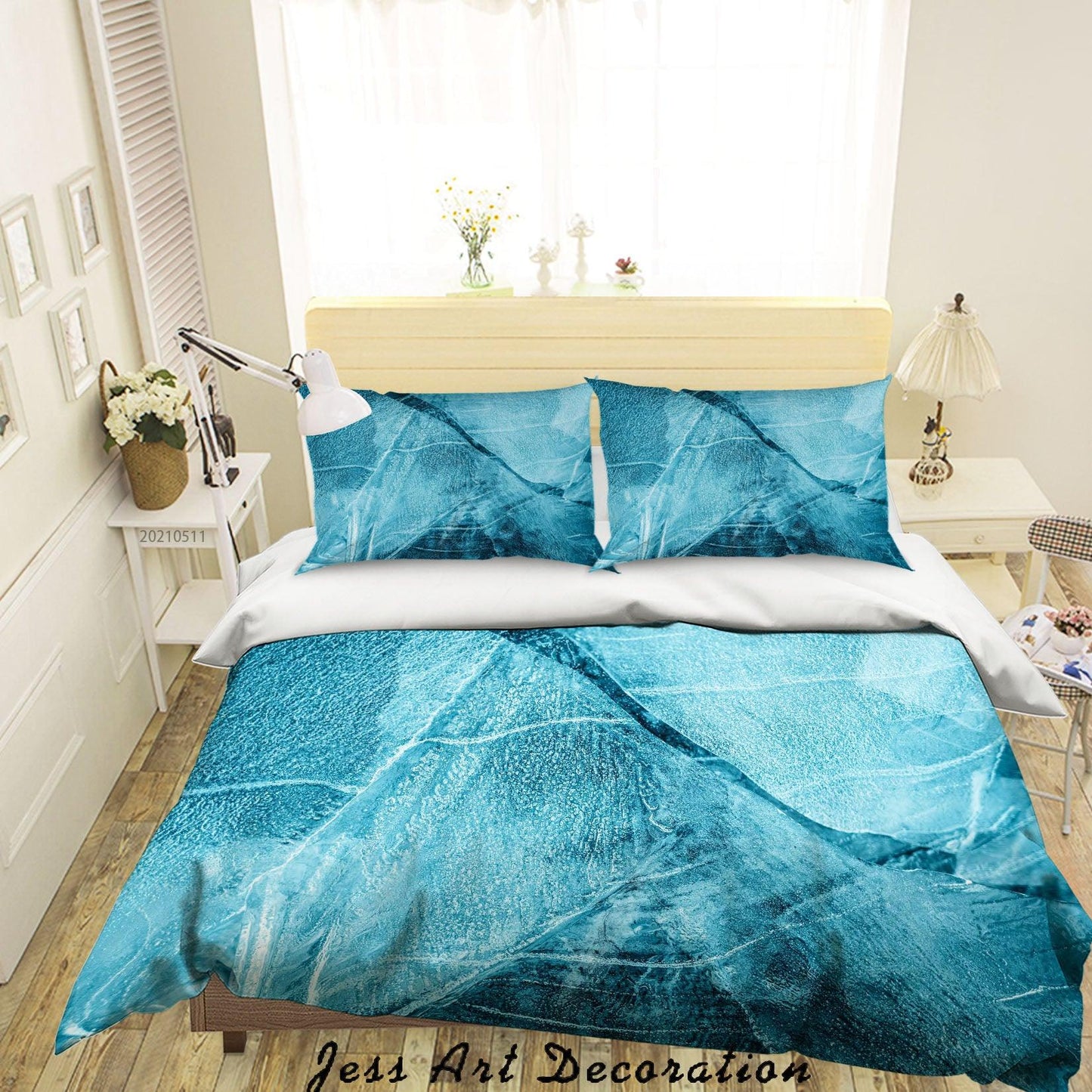 3D Abstract Marble Texture Quilt Cover Set Bedding Set Duvet Cover Pillowcases 563