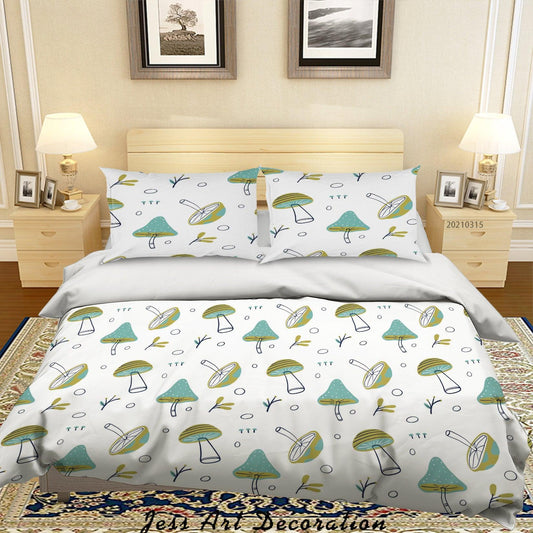 3D Cartoon Cloud Sun Quilt Cover Set Bedding Set Duvet Cover Pillowcases 107