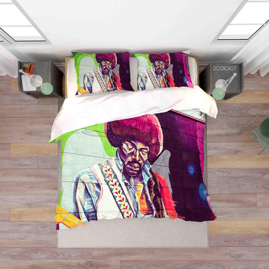 3D Abstract Street Hip Hop Rock Graffiti Quilt Cover Set Bedding Set Duvet Cover Pillowcases 110