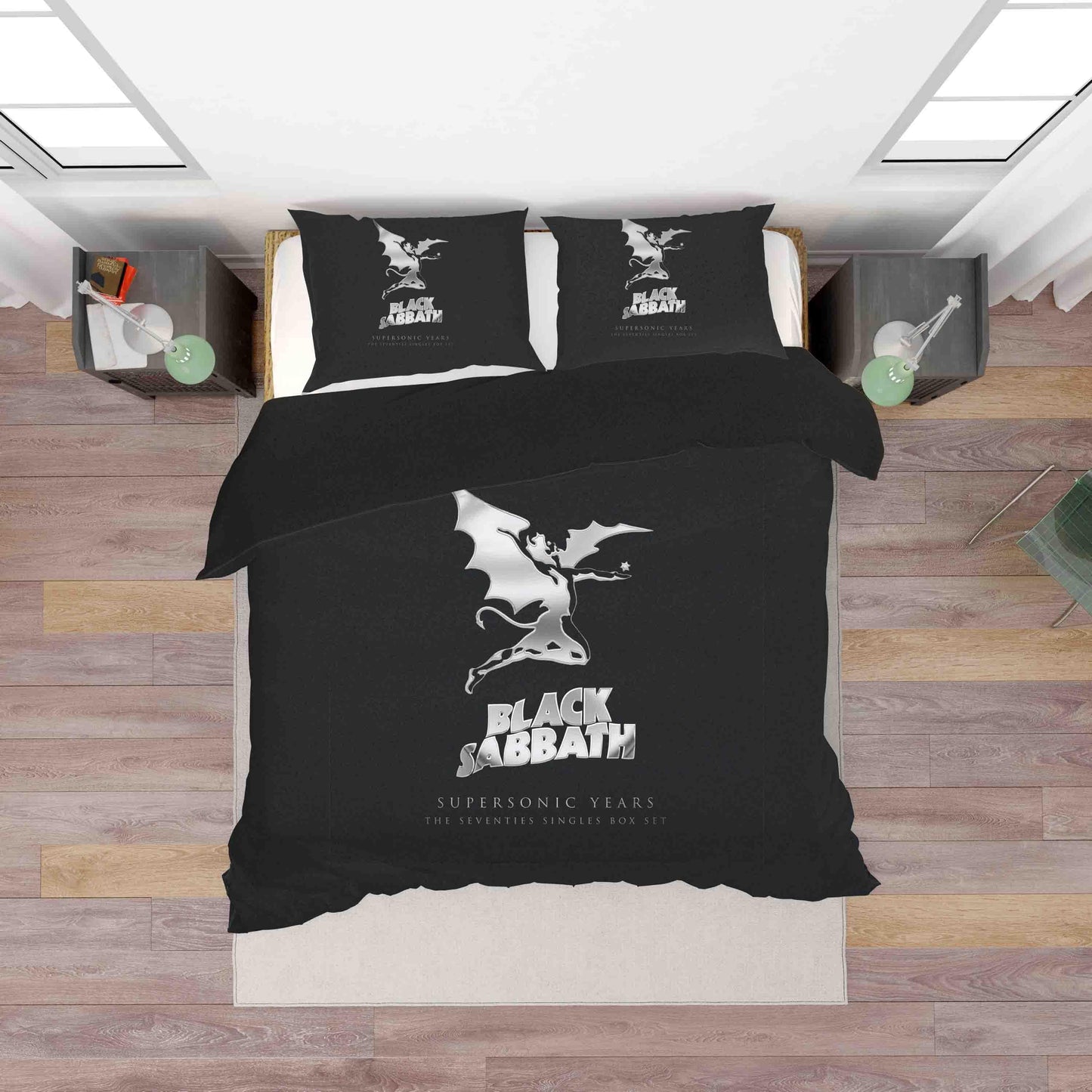 3D Black Sabbath Quilt Cover Set Bedding Set Duvet Cover Pillowcases SF59