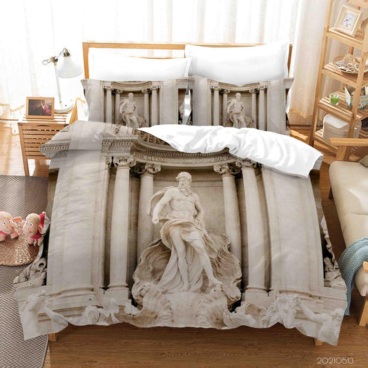 3D Architecture Sculpture Quilt Cover Set Bedding Set Duvet Cover Pillowcases 251