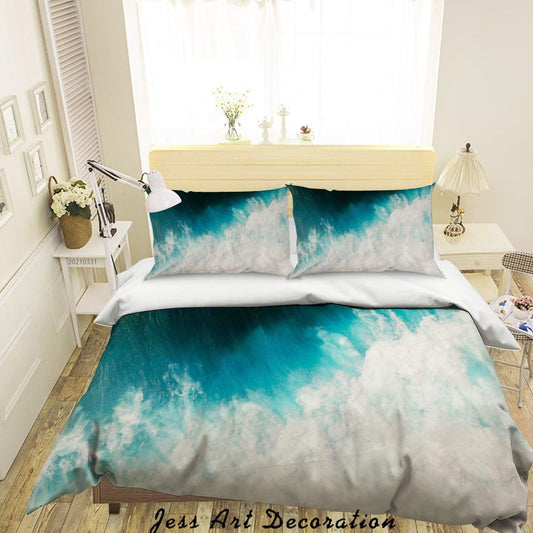 3D Blue Sky White Cloud Quilt Cover Set Bedding Set Duvet Cover Pillowcases 252