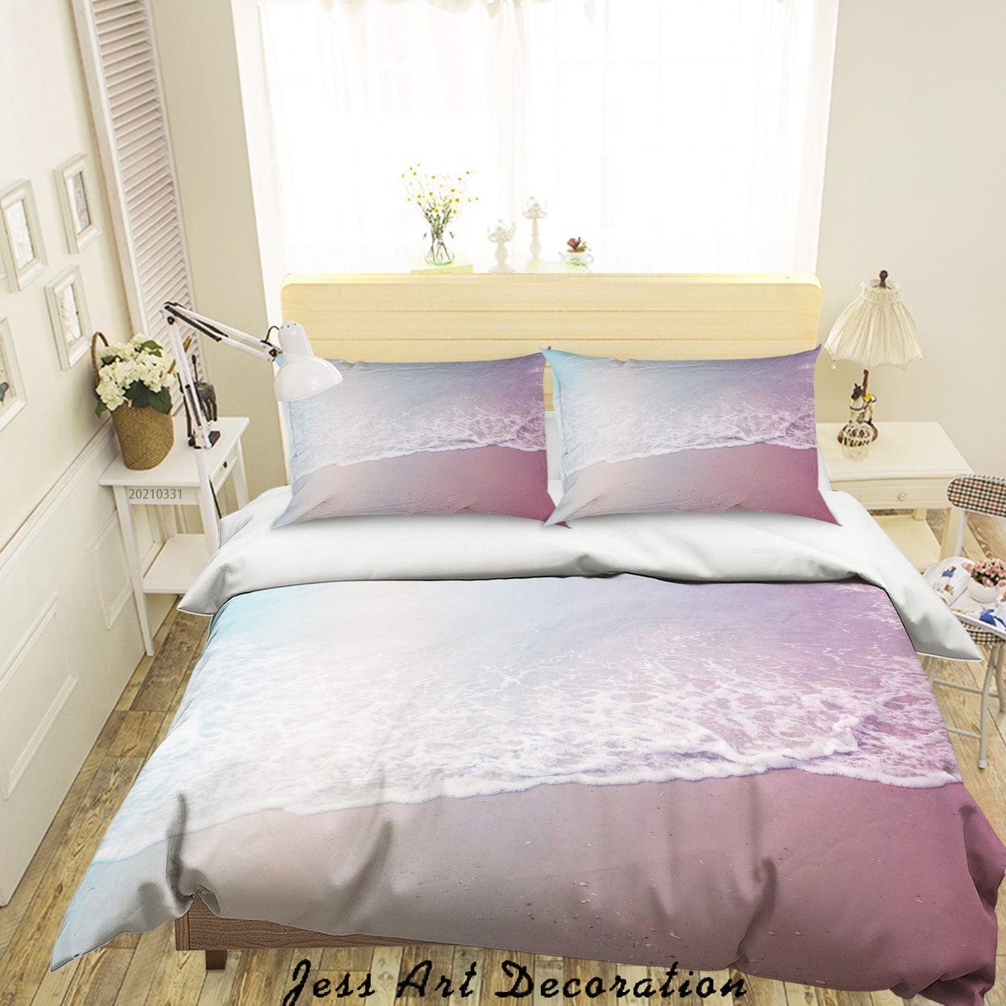 3D Beach Landscape Quilt Cover Set Bedding Set Duvet Cover Pillowcases 212