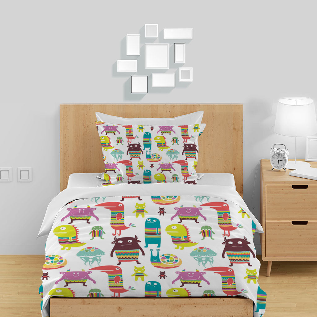3D Cartoon Dinosaur Octopus Quilt Cover Set Bedding Set Duvet Cover Pillowcase 1430