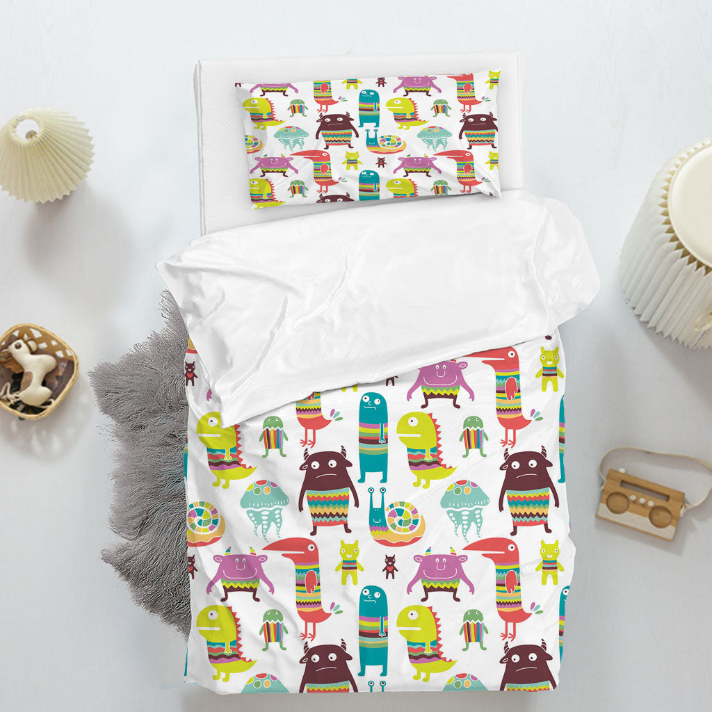 3D Cartoon Dinosaur Octopus Quilt Cover Set Bedding Set Duvet Cover Pillowcase 1430