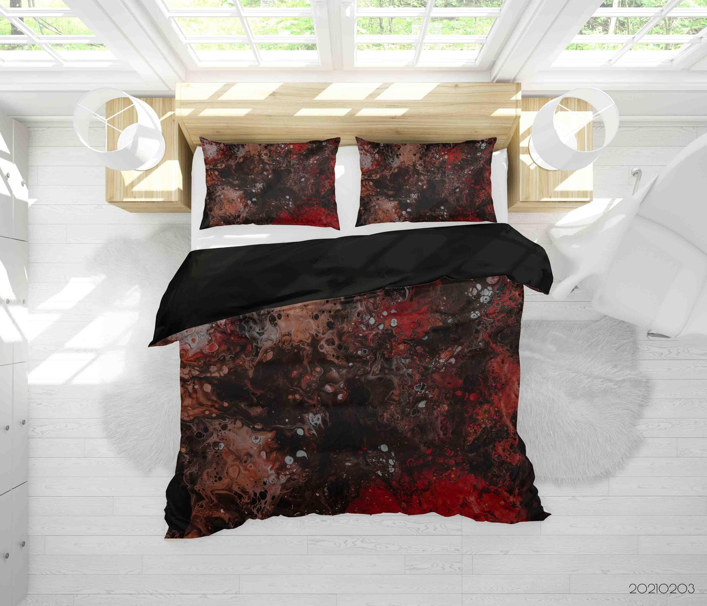 3D Abstract Marble Texture Quilt Cover Set Bedding Set Duvet Cover Pillowcases 39