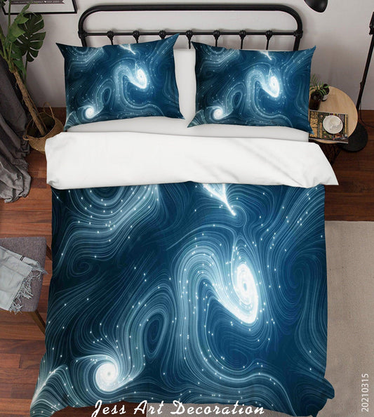 3D Abstract Pattern Quilt Cover Set Bedding Set Duvet Cover Pillowcases 37