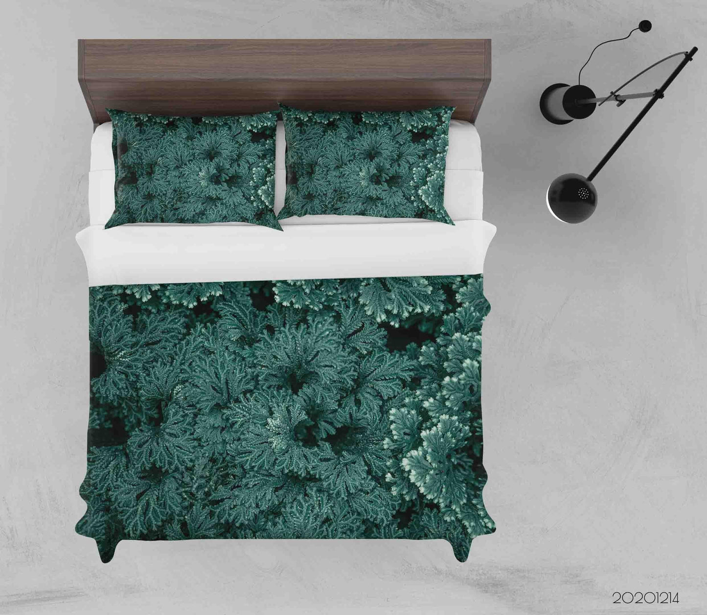 3D Abstract Green Pattern Quilt Cover Set Bedding Set Duvet Cover Pillowcases LXL