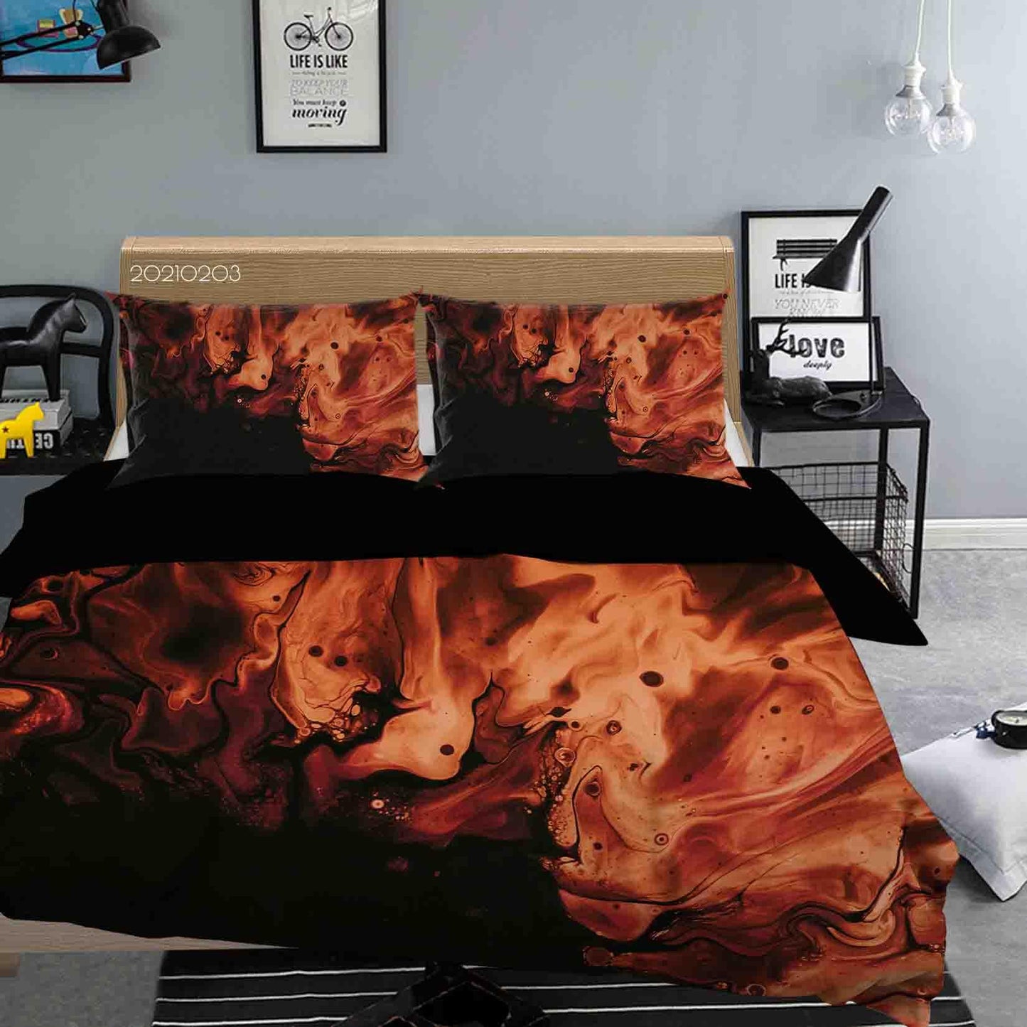 3D Abstract Marble Texture Quilt Cover Set Bedding Set Duvet Cover Pillowcases 84