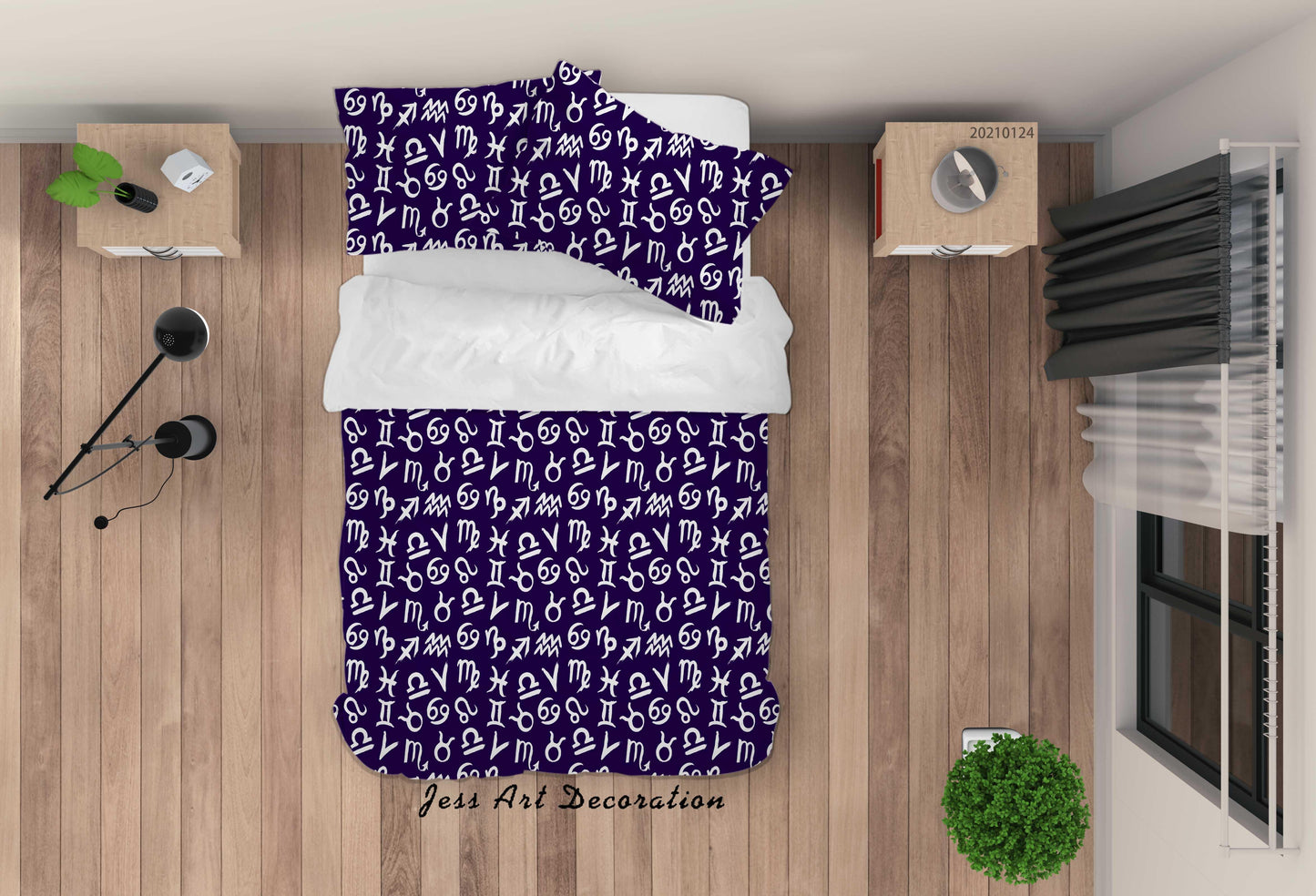 3D Abstract Alphabet Symbol Quilt Cover Set Bedding Set Duvet Cover Pillowcases 106