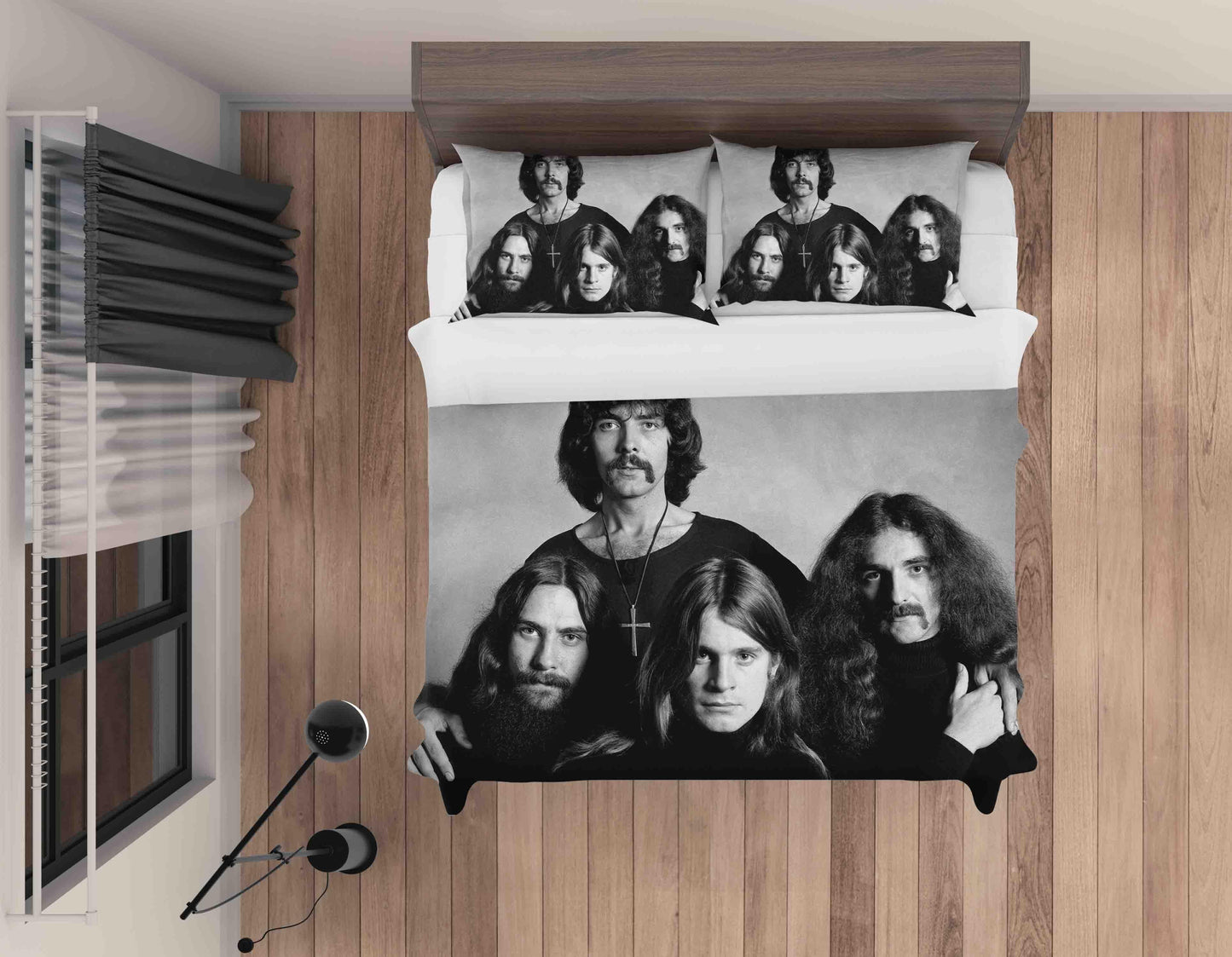 3D Black Sabbath Quilt Cover Set Bedding Set Duvet Cover Pillowcases SF46