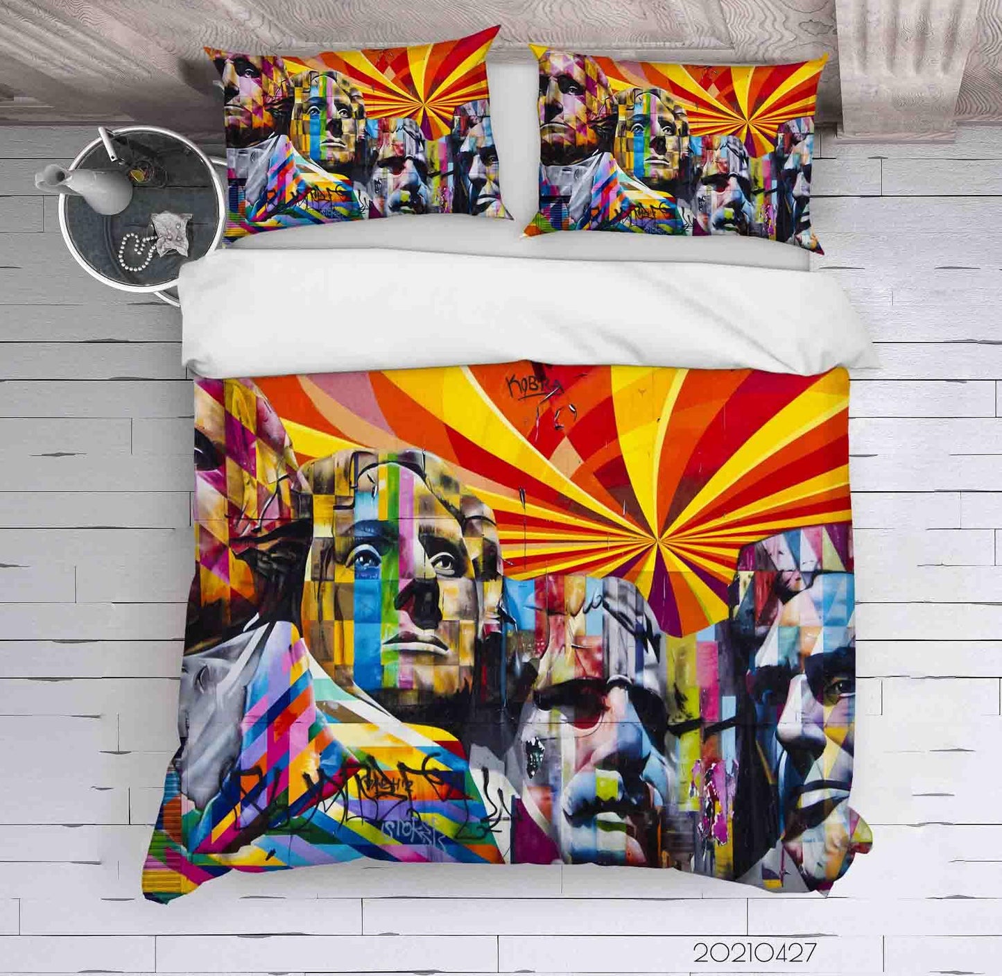 3D Abstract Art Graffiti Quilt Cover Set Bedding Set Duvet Cover Pillowcases 47