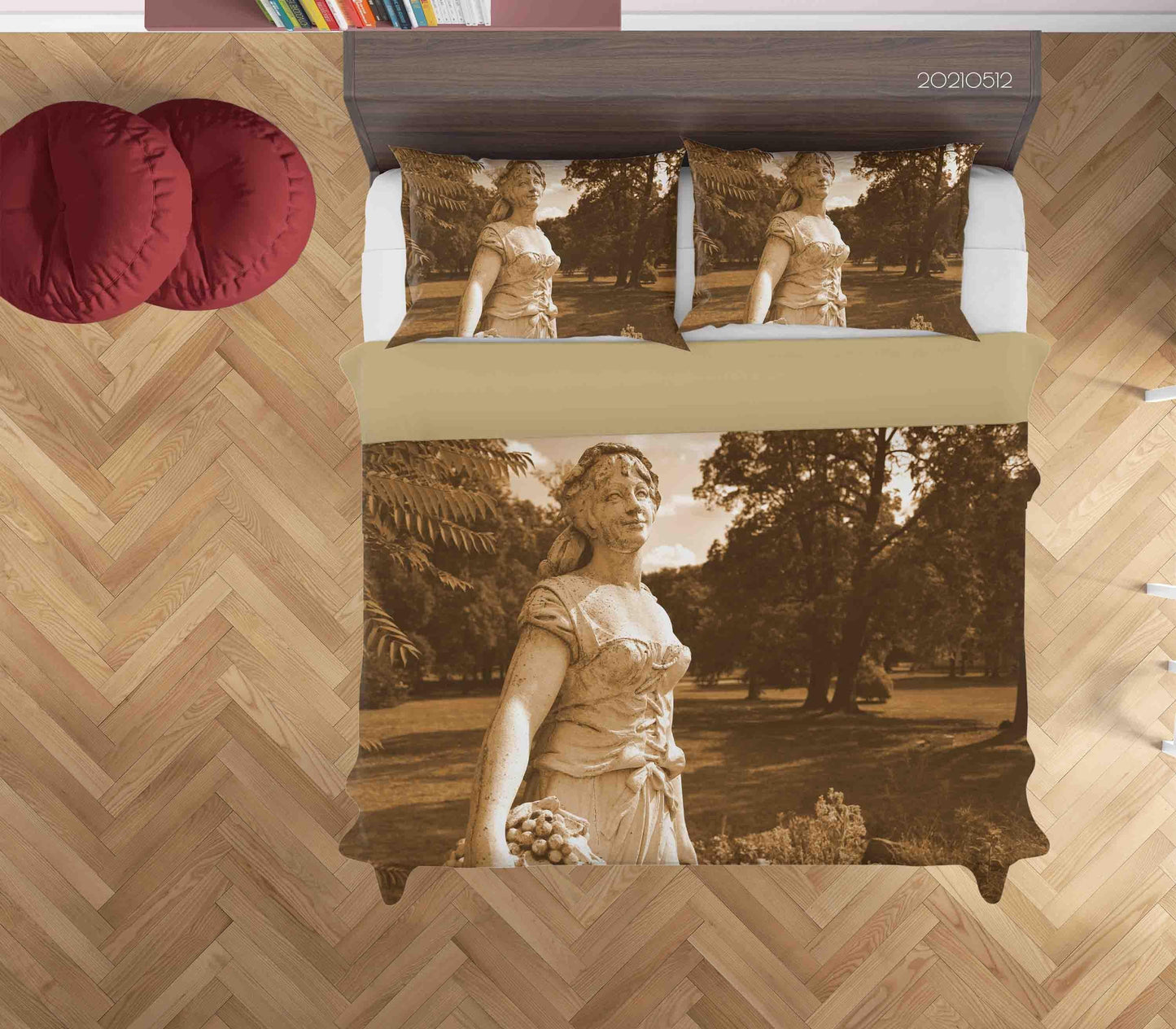 3D Art Sculpture Landscape Quilt Cover Set Bedding Set Duvet Cover Pillowcases 295