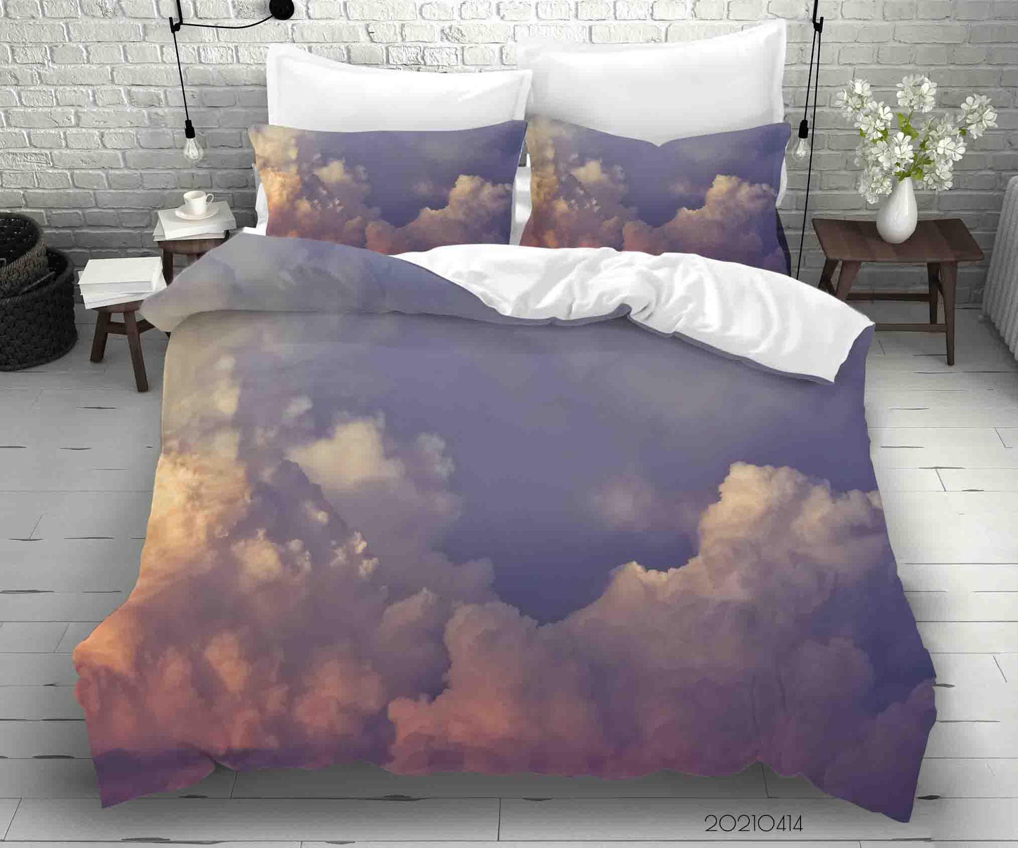 3D Blue Sky Cloud Quilt Cover Set Bedding Set Duvet Cover Pillowcases 23