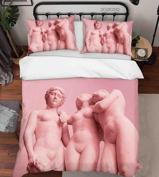 3D Art Sculpture Quilt Cover Set Bedding Set Duvet Cover Pillowcases 192