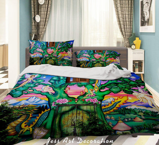 3D Abstract Colored Street Graffiti Quilt Cover Set Bedding Set Duvet Cover Pillowcases 178